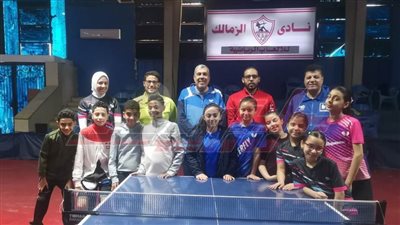 لاعبات تنس طاولة المشروع القومي للموهبة بكفر الشيخ ضمن المعسكر التدريبي