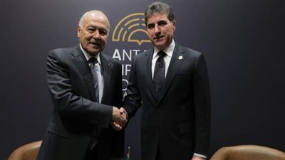 أبوالغيط يلتقي رئيس إقليم كردستان