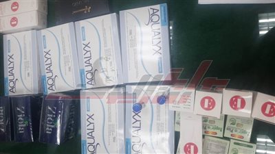 ضبط أدوية ومستلزمات طبية مجهولة المصدر بكفر الشيخ