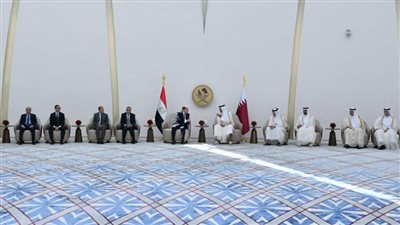 تفاصيل استقبال الرئيس السيسي لمجتمع الأعمال القطري