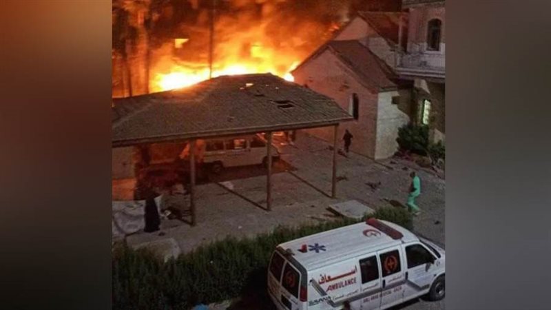 قصف المستشفى المعمداني