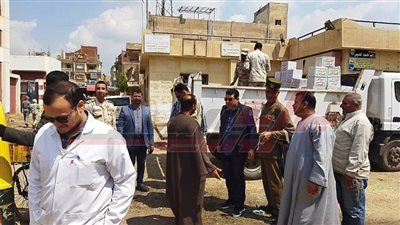 توفير 150 كرتونة مواد غذائية 