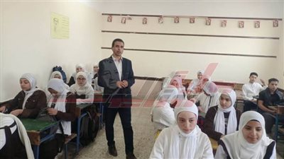 د. علاء جودة يتفقد مدارس إدارتي سيدي غازي وشرق كفر الشيخ التعليمية