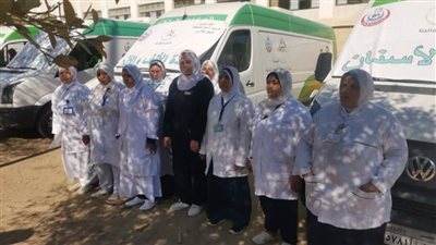 صحة السويس: قافلة علاجية مجانية بقرية جنيفة بحى الجناين