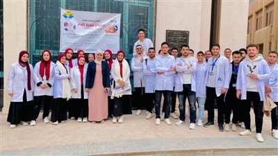 تمريض حلوان تطلق قافلة صحية داخل الحرم الجامعي للتوعية بالأمراض المزمنة