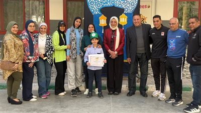 تكريم الطالب جمال نجل الزميل إبراهيم مدكور وعدد من حفظة القرآن الكريم