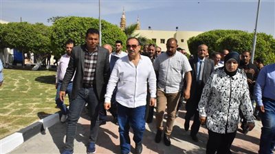 محافظ أسيوط يتفقد تطوير النصب التذكاري لبني عدي استعدادًا للاحتفال بالعيد القومي