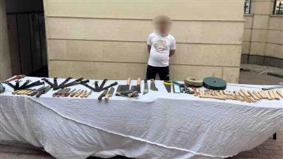 القبض على متهم بالقاهرة يصنع الأسلحة البيضاء ويروجها بدون ترخيص 