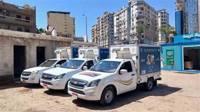 توفير سيارات لبيع الأسماك بأسعار تنافسية بأرض المعارض بدمنهور