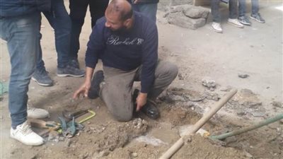 مياه الإسكندرية تواصل حملاتها لإزالة التعديات على شبكة مياه الشرب بنطاق فرع أبو قير