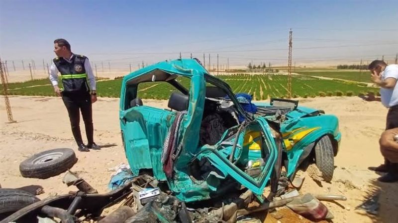 حادث سيارة ربع نقل