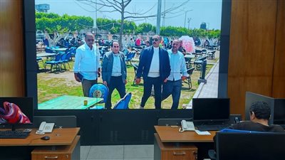 متابعة مستمرة على مدار الساعةلمركز سيطرة الشبكة الوطنية لاحتفالات أعياد الربيع في البحيرة 