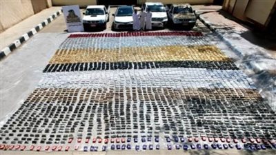 ضبط 3 عناصر إجرامية بجنوب سيناء بحوزتهم 304 كيلوجرامات من المخدرات