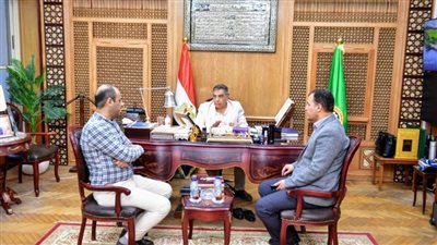 محافظ الدقهلية يستقبل رئيس مجلس إدارة شركة شمال الدلتا لتوزيع الكهرباء الجديد