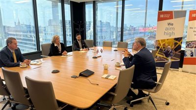 وزير البترول والثروة المعدنية يعقد جلسة مباحثات مع الرئيس التنفيذي لشركة هابور إنرجي