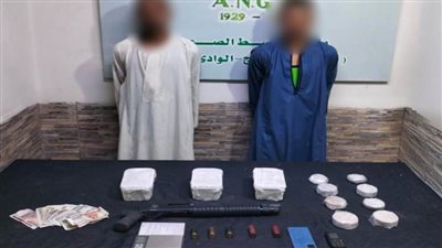 إحباط محاولة عنصرين إجراميين شديدي الخطورة جلب مخدرات تقدر قيمتها المالية قرابة 2 مليون جنيه  