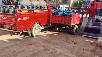 تموين الإسماعيلية توزع أسطوانات الغاز بالأسعار الرسمية