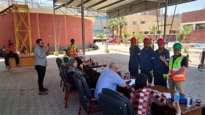 مياه سوهاج تبدأ فعاليات التصفيات النهائية لتنمية مهارات السلامة والصحة المهنية