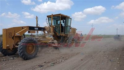 رفع كفاءة وتمهيد الطرق بقلين ضمن الخطة الشاملة بكفر الشيخ