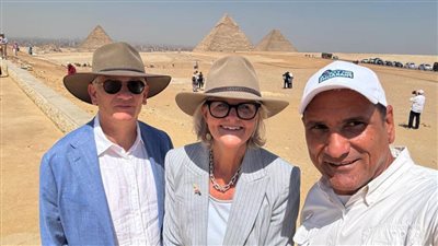 الحاكم العام لكومنولث استراليا تزور المتحف المصرى الكبير