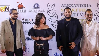 ريهام عبدالغفور تصل حفل افتتاح مهرجان الإسكندرية للفيلم القصير استعدادا لتكريمها