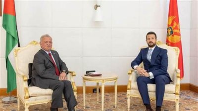 عاهل الأردن ورئيس الجبل الأسود يبحثان الجهود المبذولة للتوصل لتهدئة شاملة بالإقليم
