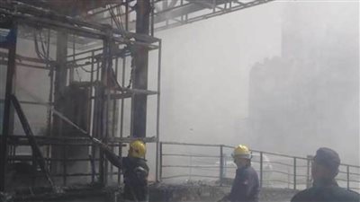 ماس كهربائي وراء حريق بمحطة الأتوبيس الترددي في الخصوص
