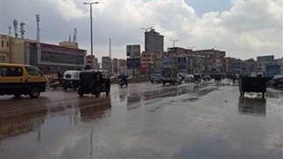 سقوط أمطار متوسطة في الغربية