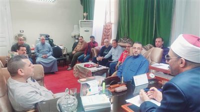 وكيل وزارة الأوقاف بالإسكندرية يلتقي بمديري العموم ورؤساء الأقسام 