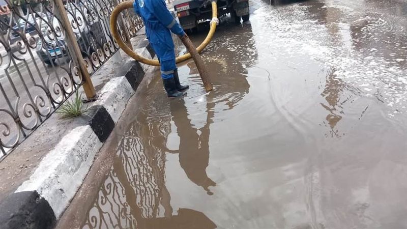 أعمال سحب مياه الأمطار