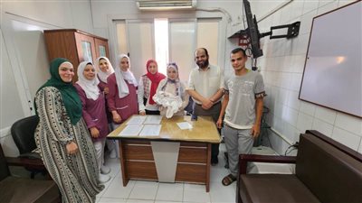 حالة نادرة.. إنقاذ حياة طفل ولد بأمعاء خارجية بمستشفى ميت غمر