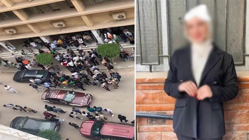 سقوط طالبة من الطابق