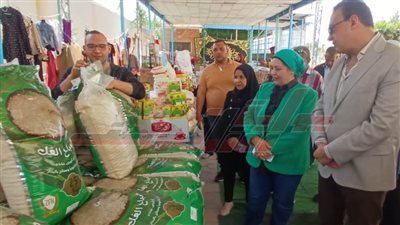 افتتاح معرض الحرف اليدوية والغذائية بفوه في كفر الشيخ 