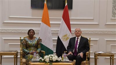 المستشار الدكتور حنفي جبالي يستقبل رئيسة مجلس الشيوخ في كوت ديفوار