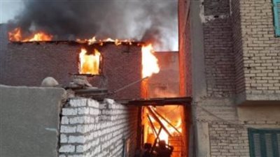 مصرع سيدة وطفلها في حريق بسبب انفجار أسطوانة بوتاجاز بأسوان 
