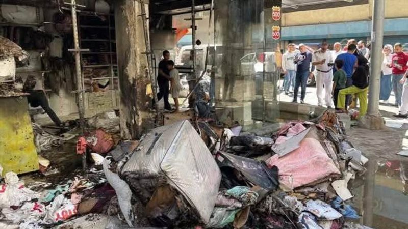 حريق ببورسعيد