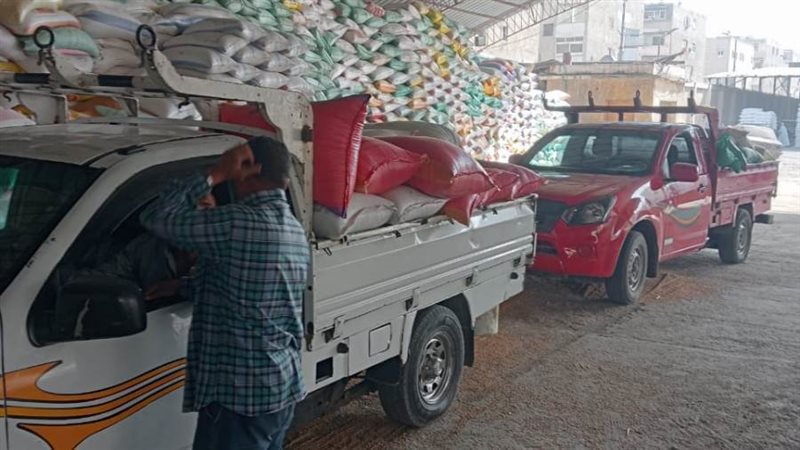 جانب من أعمال التوريد