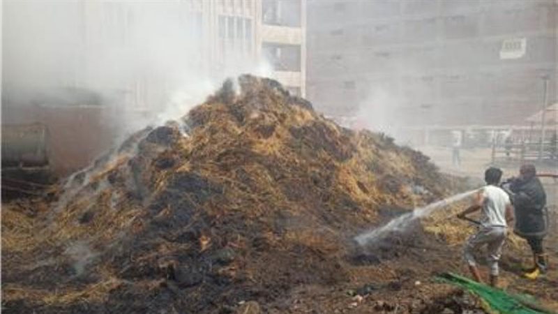 جانب من الحريق