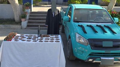 ضبط عنصر جنائي خطر تخصص نشاطه الإجرامي في تجارة الأسلحة النارية والذخائر غير المرخصة ببني سويف