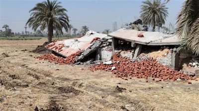 الموجة الـ26.. إزالة 66 حالة تعدٍ على الأراضي الزراعية وأملاك الدولة والبناء المخالف بالمنيا