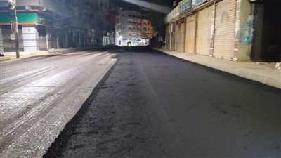  بالصور.. محافظ الغربية: الانتهاء من رصف شارع 