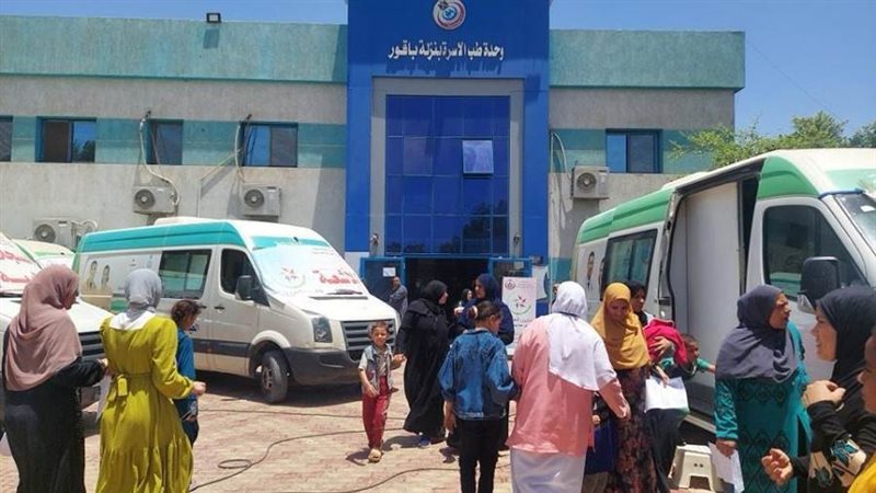 القافلة الطبية بقرية