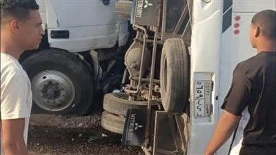 إصابة 20 شخصا في حادث تصادم بالطريق الإقليمي بالشرقية 