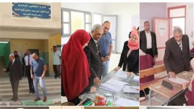 «د. سامي فضل يتابع التقييمات وكنترولات الامتحانات بعدد من مدارس الخارجة»