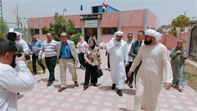 شاهد..وفد رفيع المستوى لمؤسسة زايدالعليا بالإمارات يزور مراكز التخاطب بمديرية الشباب والرياضة بالبحيرة