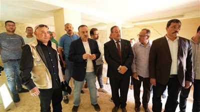 محافظ أسيوط يتفقد منطقة آثار 