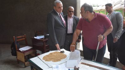  بالصور.. محافظ الغربية يتابع منظومة توريد القمح بصوامع طنطا