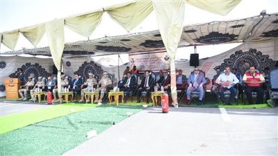 محافظ مطروح يشهد التدريب العملي المشــترك لمجابهة الأزمات والكوارث بمحافظة مطــروح