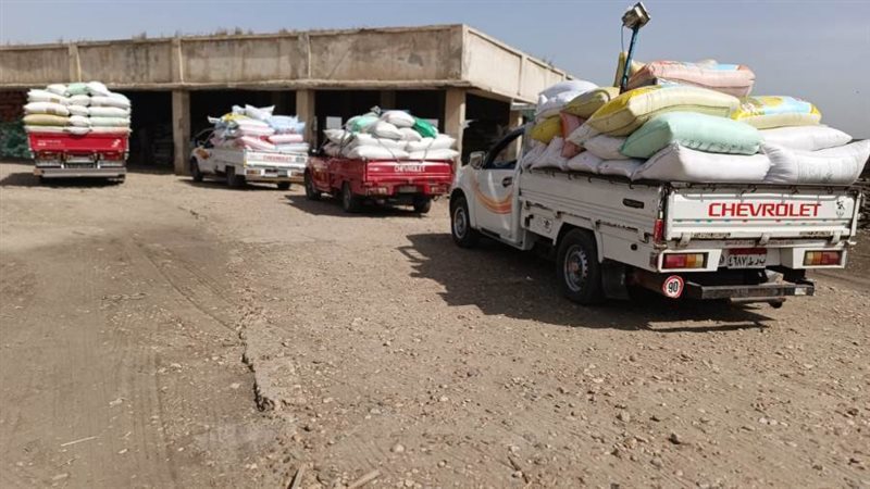 جانب من أعمال التوريد