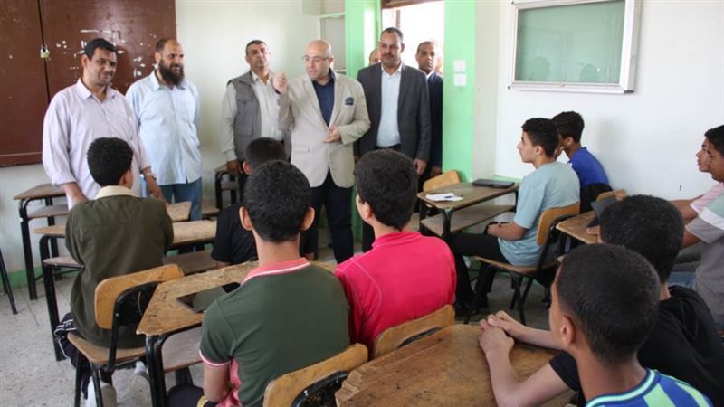 محافظ بنى سويف يتابع